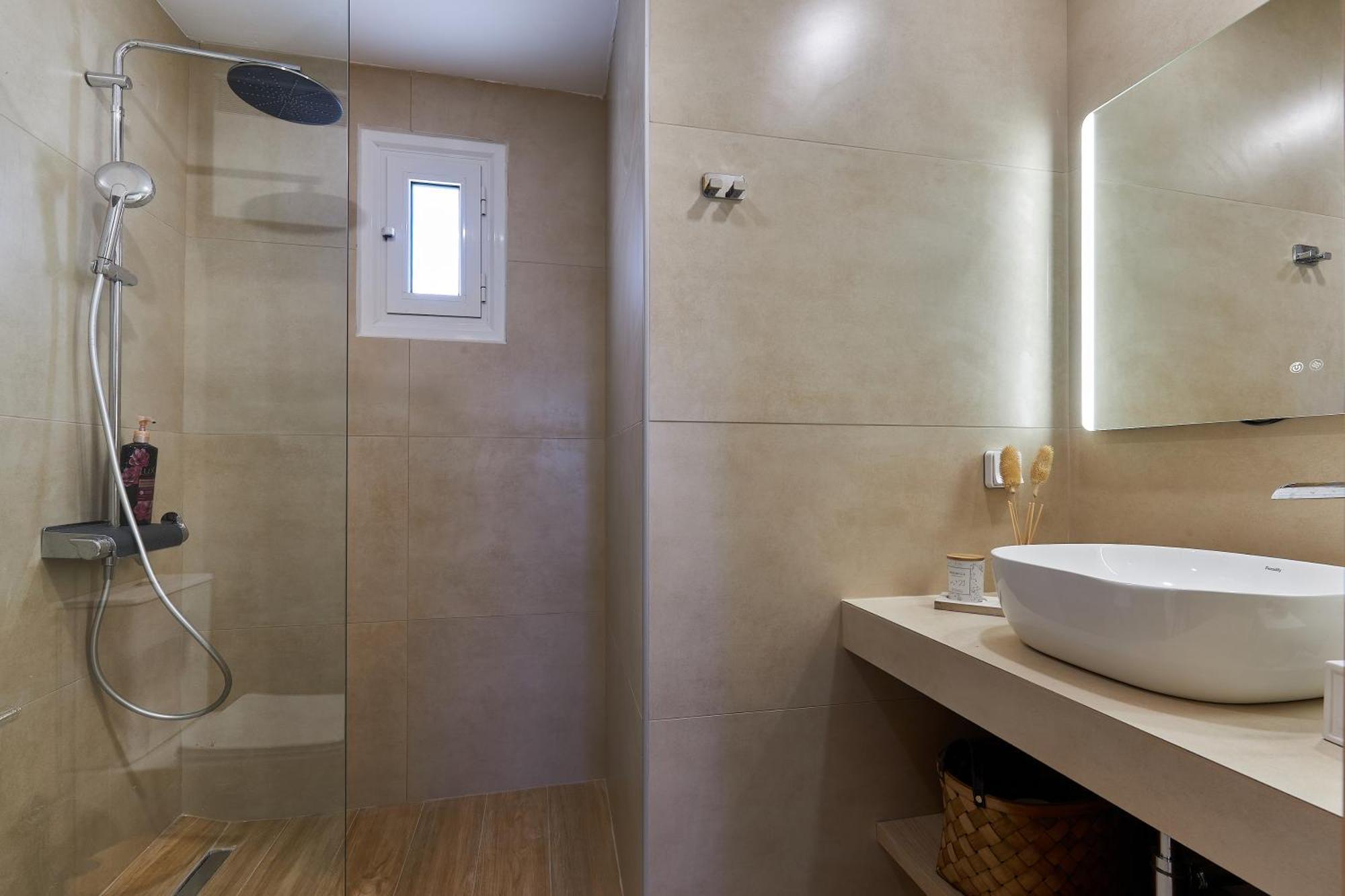 Spacious Villa With Private Eco-Pool And Panoramic Sea View Agia Pelagia Eksteriør billede