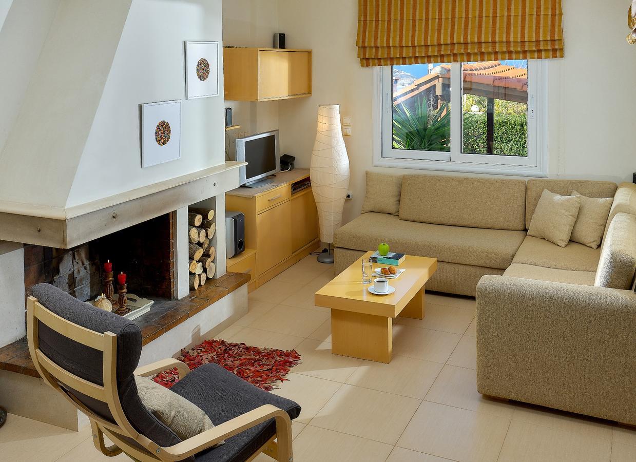 Spacious Villa With Private Eco-Pool And Panoramic Sea View Agia Pelagia Eksteriør billede